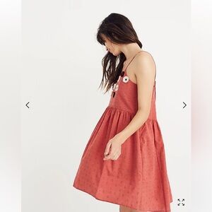 Embroidered Sunflower Cami Dress